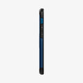 ACS02301 - iPhone 12 Mini Case Tough Armor in navy blue showing the side with volume controls