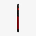 ACS02258 - iPhone 12 Mini Case Tough Armor in red showing the side with volume controls