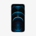 ACS01702 - iPhone 12 Pro / 12 Case Ultra Hybrid in crystal clear showing the front