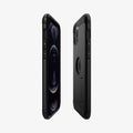 ACS01626 - iPhone 12 Pro Max Case Tough Armor in black showing the sides, partial front and back