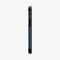 ACS02295 - iPhone 12 Pro Max Case Tough Armor in metal slate showing the side with volume controls