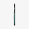 ACS04559 - iPhone 13 Pro Max Case Slim Armor CS in midnight green showing the side with volume controls