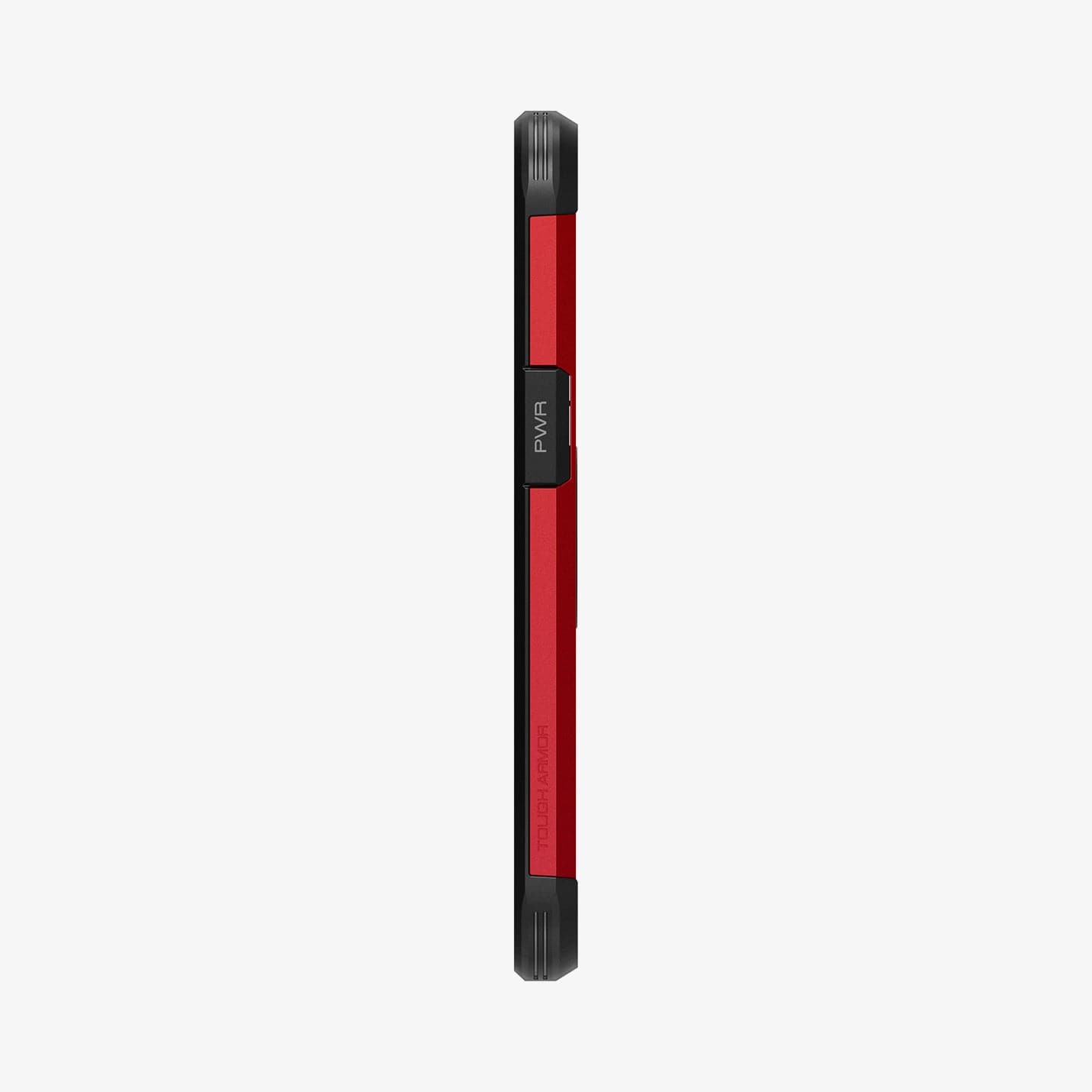 ACS03540 - iPhone 13 Case Tough Armor in red showing the side