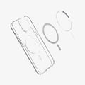 ACS03528 - iPhone 13 Case Ultra Hybrid Mag Safe Compatible in white showing the inside magnetic ring layers