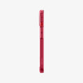 ACS03524 - iPhone 13 Case Ultra Hybrid in red crystal showing the side with volume controls