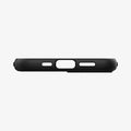 ACS03680 - iPhone 13 Mini Case Mag Armor in black showing the bottom with precise cutouts