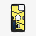 ACS03333 - iPhone 13 Mini Case Tough Armor in navy blue showing the inside of case
