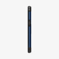 ACS03333 - iPhone 13 Mini Case Tough Armor in navy blue showing the side