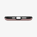 ACS03219 - iPhone 13 Pro Max Case Slim Armor CS in rose gold showing the bottom with precise cutouts