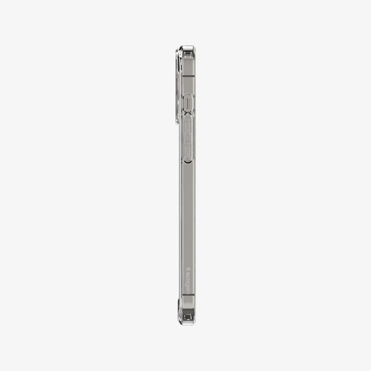 ACS03211 - iPhone 13 Pro Max Case Ultra Hybrid Mag Safe Compatible in graphite showing the side with volume controls