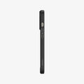 ACS03262 - iPhone 13 Pro Case Ultra Hybrid in matte black showing the side with volume controls