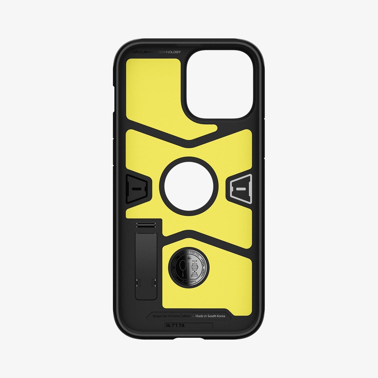 ACS03222 - iPhone 13 Pro Max Case Tough Armor in black showing the inside of case