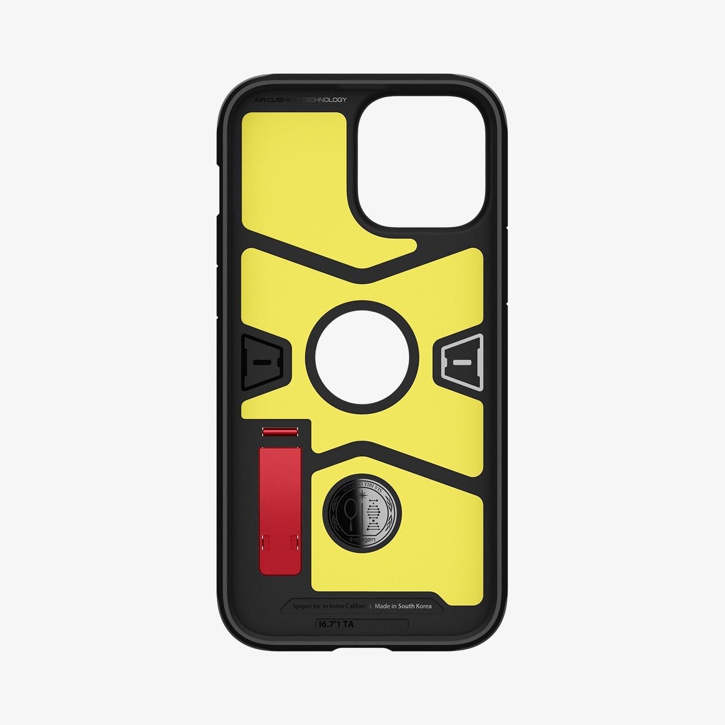 ACS03224 - iPhone 13 Pro Max Case Tough Armor in red showing the inside of case