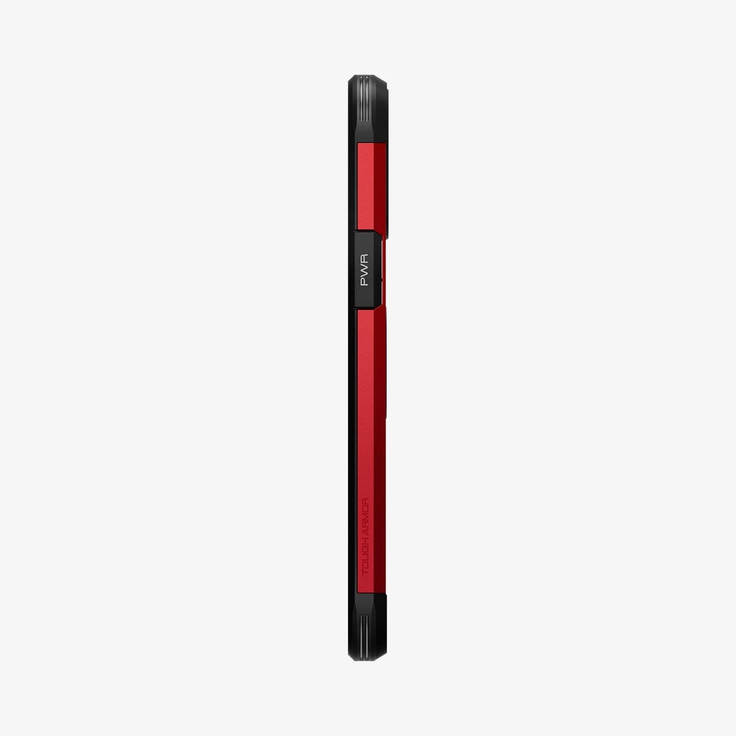 ACS03224 - iPhone 13 Pro Max Case Tough Armor in red showing the side