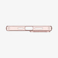 ACS06789 - iPhone 15 Case Liquid Crystal Glitter in rose quartz showing the bottom