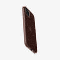 ACS06789 - iPhone 15 Case Liquid Crystal Glitter in rose quartz showing the back, side and bottom