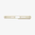 ACS06642 - iPhone 15 Plus Case Thin Fit in mute beige showing the bottom