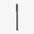 ACS06545 - iPhone 15 Pro Max Case Thin Fit in gunmetal showing the side