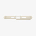 ACS06551 - iPhone 15 Pro Max Case Thin Fit in mute beige showing the bottom