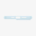 ACS06550 - iPhone 15 Pro Max Case Thin Fit in mute blue showing the bottom