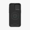 ACS06599 - iPhone 15 Pro Max Case Optik Armor (MagFit) in black showing the inside of case