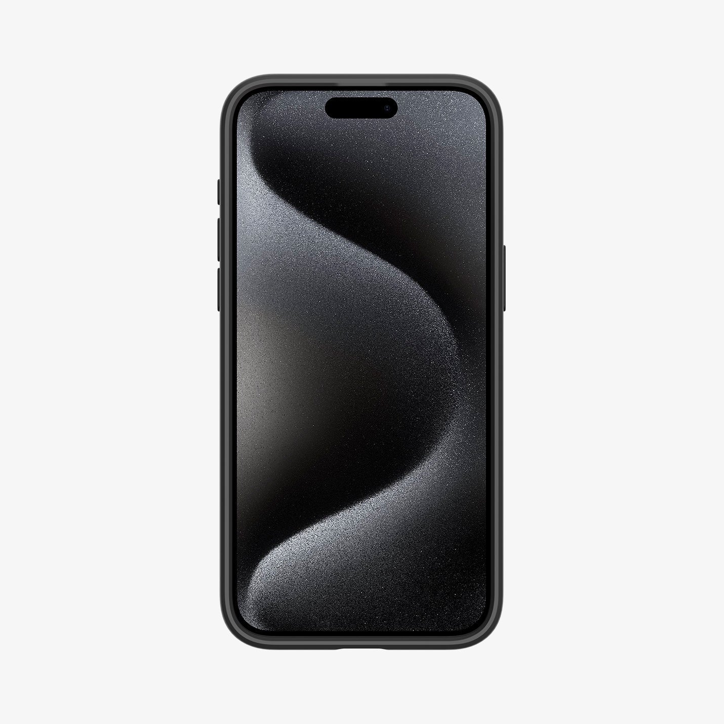 ACS06568 - iPhone 15 Pro Max Case Ultra Hybrid in frost black showing the front