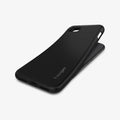 042CS20511 - iPhone 8 Series Liquid Air Case in Black showing the  back half lifted from device