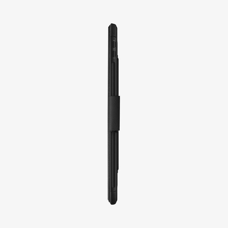 ACS01216 - iPad 10.2" Case Rugged Armor Pro in black showing the side with volume controls