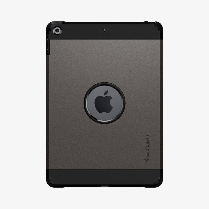 ACS00375 - iPad 10.2" Case Tough Armor in gunmetal showing the back