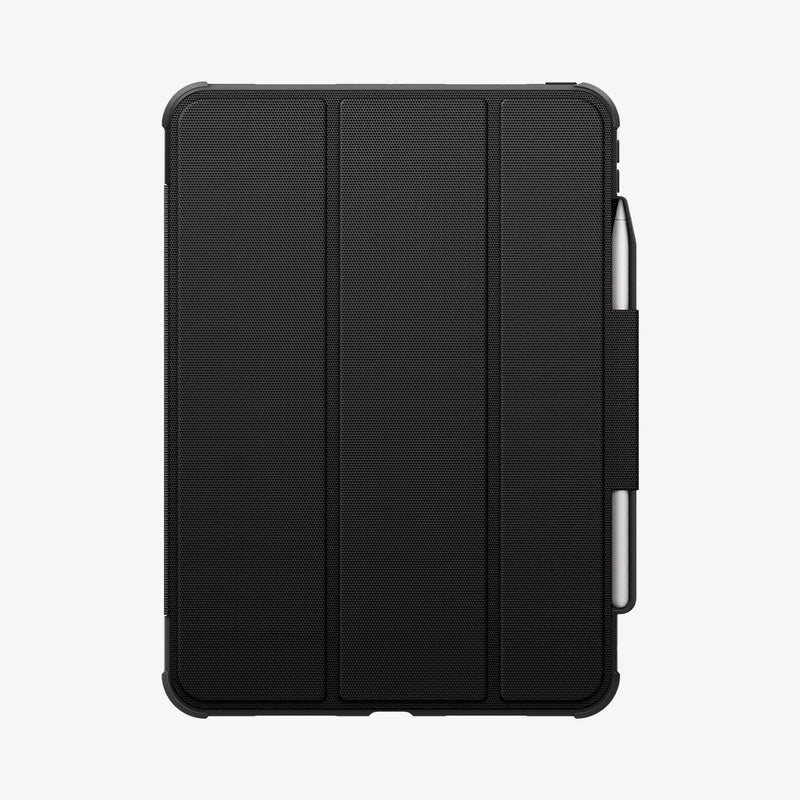 ACS07017 - iPad Pro 11-inch Case Rugged Armor Pro in Black showing the front with stylus pen attached
