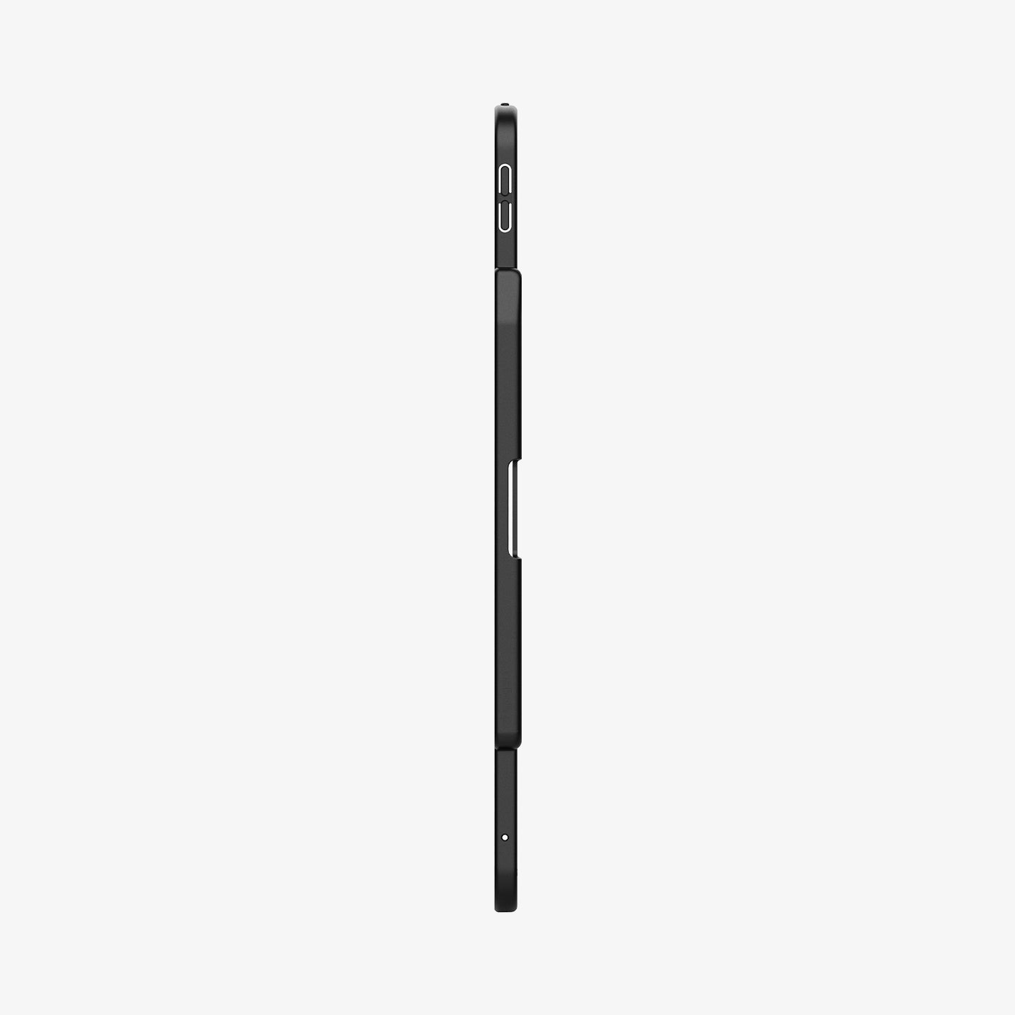 ACS07019 - iPad Pro 11-inch (2024) Case Enzo Aramid in Black showing the side