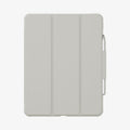 ACS07014 - iPad Pro 12.9-inch Case Air Skin Pro in Gray showing the front with s-pen attached
