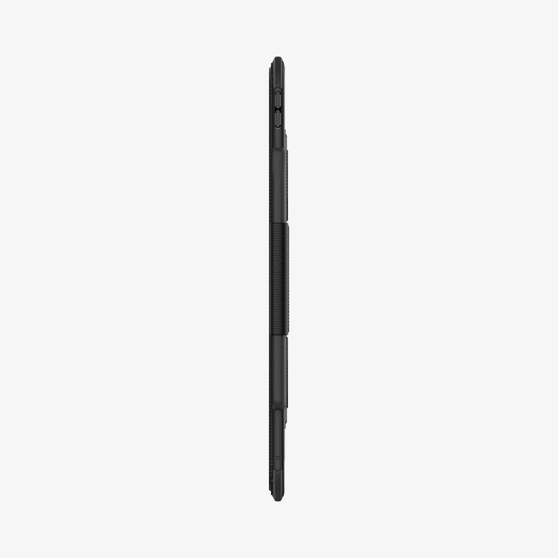 ACS07007 - iPad Pro 12.9-inch Case Rugged Armor Pro in Black showing the side with side buttons