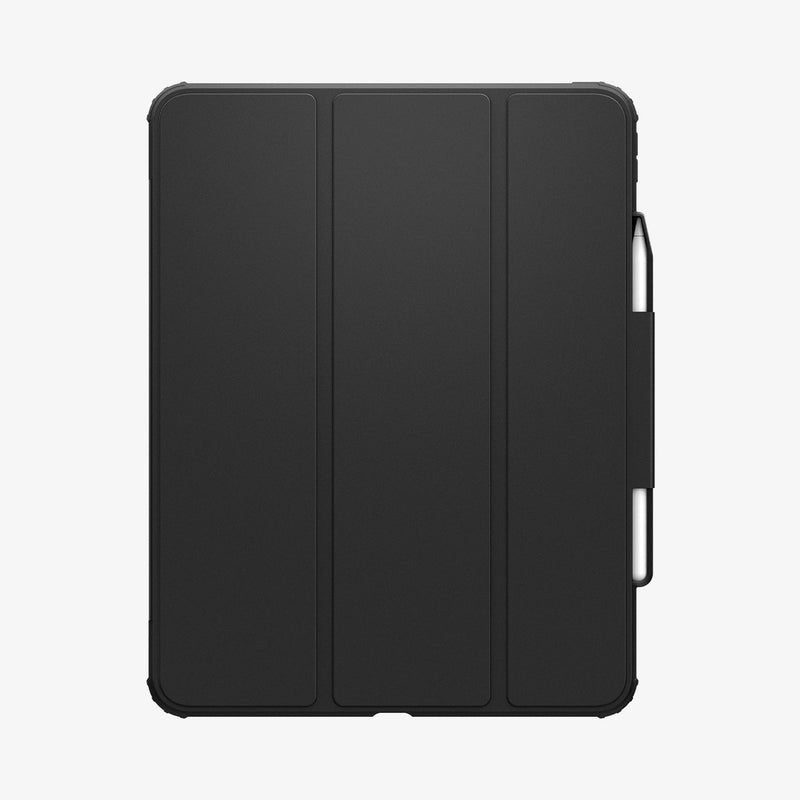 ACS07006 - iPad Pro 12.9-inch Case Ultra Hybrid Pro in Black showing the front with stylus pen attached