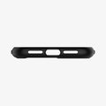 076CS27186 - iPhone 11 Case Ultra Hybrid in black showing the bottom with precise cutouts