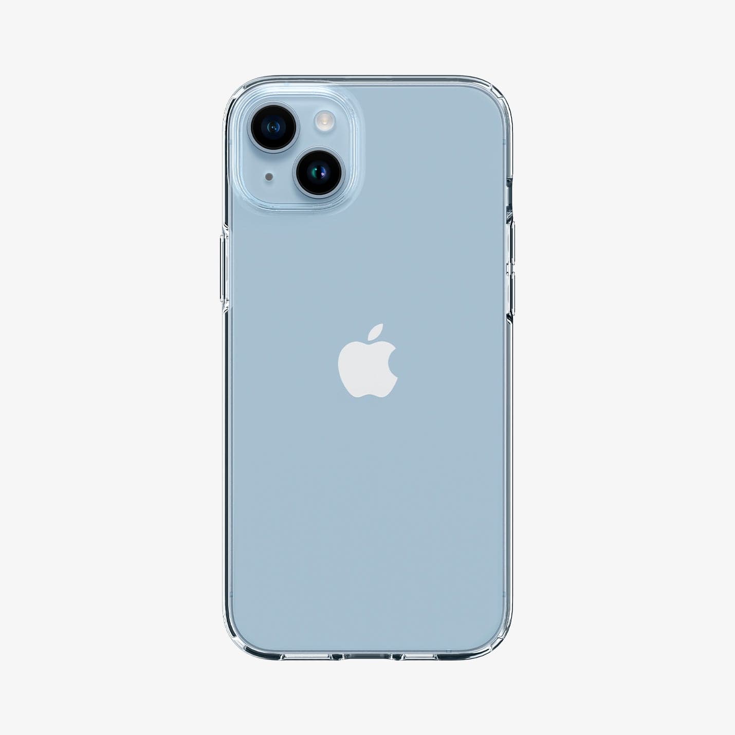 ACS05033 - iPhone 14 Case Liquid Crystal in crystal clear showing the back