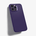 ACS05578 - iPhone 14 Pro Case Liquid Air in deep purple showing the back and partial side