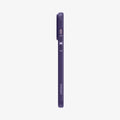 ACS05578 - iPhone 14 Pro Case Liquid Air in deep purple showing the side with volume controls