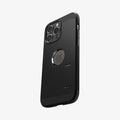 ACS04840 - iPhone 14 Pro Max Case Tough Armor (MagFit) in black showing the back and partial side