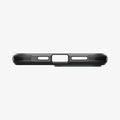 ACS04988 - iPhone 14 Pro Case Tough Armor (MagFit) in abyss green showing the bottom with precise cutouts