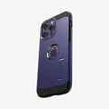 ACS05576 - iPhone 14 Pro Max Case Tough Armor (MagFit) in deep purple showing the back and partial side