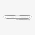 ACS04967 - iPhone 14 Pro Case Ultra Hybrid in frost clear showing the bottom with precise cutouts