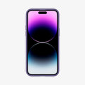 ACS05574 - iPhone 14 Pro Max Case Ultra Hybrid in deep purple showing the front