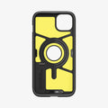 ACS05061 - iPhone 14 Case Tough Armor (MagFit) in gunmetal showing the inside of case