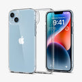 ACS04894 - iPhone 14 Plus Case Ultra Hybrid in crystal clear showing the back, inside and front