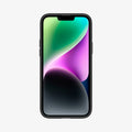 ACS04901 - iPhone 14 Plus Case Ultra Hybrid in frost black showing the front