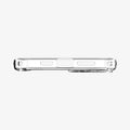 ACS04900 - iPhone 14 Plus Case Ultra Hybrid in frost clear showing the bottom with precise cutouts