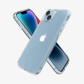 ACS04900 - iPhone 14 Plus Case Ultra Hybrid in frost clear showing the back, sides and front