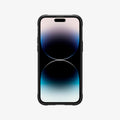 ACS04956 - iPhone 14 Pro Case Rugged Armor (MagFit) in matte black showing the front