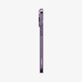 ACS04953 - iPhone 14 Pro Case Liquid Crystal in crystal clear showing the side with volume controls